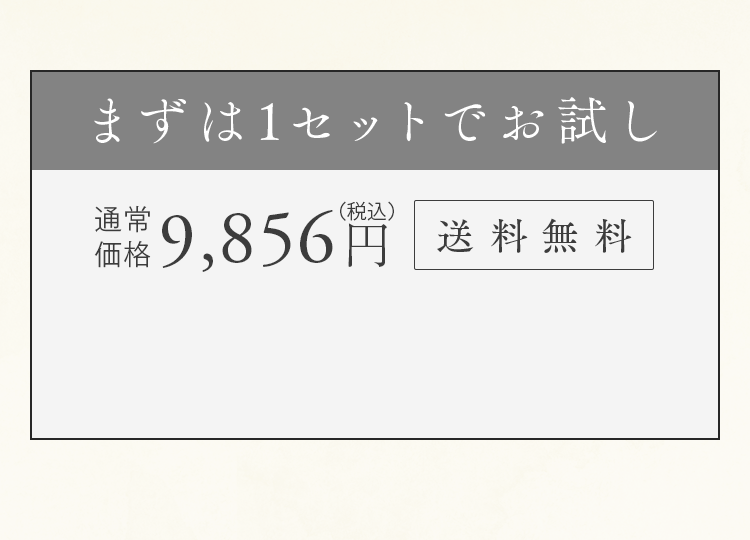 まずは1枚でお試し